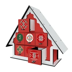 Online Mini Calendario de Adviento Tiny rojo y blanco Navidad|Calendarios De Adviento
