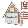 Online Mini Calendario de Adviento Tiny madera y blanco Navidad|Calendarios De Adviento