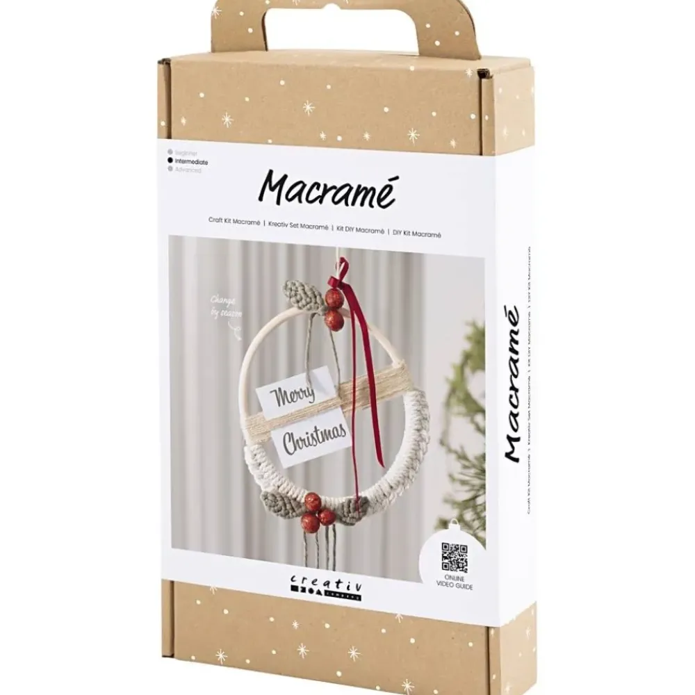Mini Kit Artigianale Macramé Ghirlanda Macramé