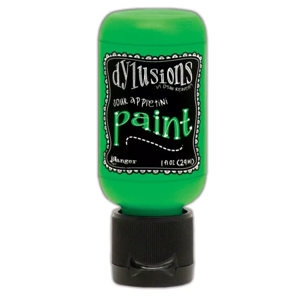 Hot Mini Pintura Acrílica Dylusions Sour Appletini 29ml Pinturas Acrílicas