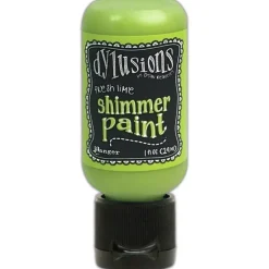 Online Mini Pintura Acrílica Dylusions Shimmer Fresh Lime 29ml Pinturas Acrílicas