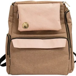 Outlet Mochila Crafter's Backpack Taupe & Pink We R Memory Keepers Organización