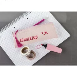 Discount Mochila de cuerdas y estuche Pale Pink Telas, Sedas Y Fieltro|Organización