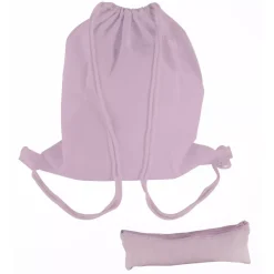 Discount Mochila de cuerdas y estuche Pale Pink Telas, Sedas Y Fieltro|Organización