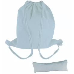 Hot Mochila de cuerdas y estuche Light Blue Organización|Telas, Sedas Y Fieltro