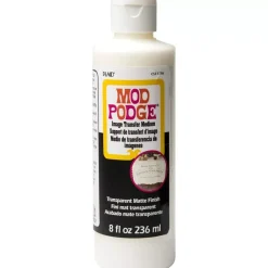 New Mod Podge Image Transfer Medium Mate 236ml Telas, Sedas Y Fieltro|Adhesivos