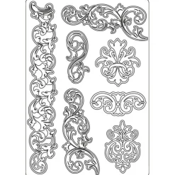 Online Molde de silicona Borders and Laces A6 Herramientas Para Modelado