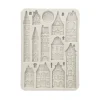 New Molde de silicona Casas Romantic Gear Up For Christmas A5 Herramientas Para Modelado