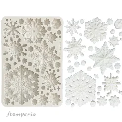 Molde de silicona Copos de nieve Dewdrops A5 Herramientas Para Modelado