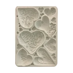 Sale Molde de silicona Corazones Alice in Christmas 15x21cm Herramientas Para Modelado