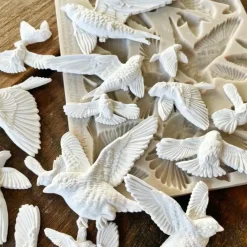 Discount Molde de Silicona Flocking Birds Herramientas Para Modelado