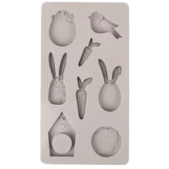 Hot Molde de silicona Happy Spring Herramientas Para Modelado