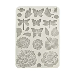 Discount Molde de silicona Mariposas y Flores Secret Diary Herramientas Para Modelado