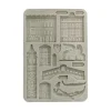 New Molde de silicona Monumentos Venice City Of Art 15x21cm Herramientas Para Modelado