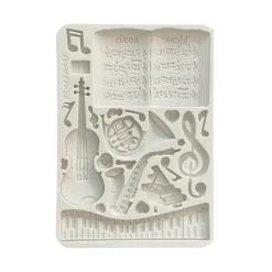 New Molde de silicona Music A5 Herramientas Para Modelado