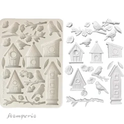 Online Molde de silicona Nidos y pájaros Dewdrops A5 Herramientas Para Modelado