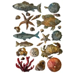 Outlet Molde de silicona Peces y Conchas Silent Sea A5 Herramientas Para Modelado