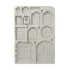 Hot Molde de silicona Puerta y Ventana Romantic Hidden Grove A5 Herramientas Para Modelado
