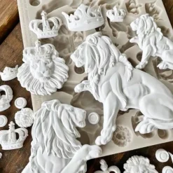 New Molde de Silicona Regal Lions Herramientas Para Modelado