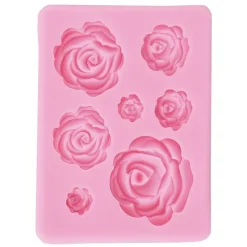 Hot Molde de Silicona Rosas Herramientas Para Modelado|Velas