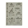 Molde de silicona Tazas Coffee & Chocolate A5 Herramientas Para Modelado
