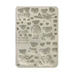 Outlet Molde de silicona Teddy Bears The Owl's House 15x21cm Herramientas Para Modelado