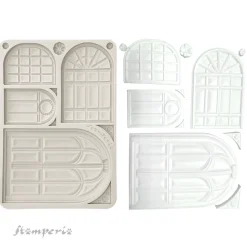 Clearance Molde de silicona Ventanas Masquerade A5 Herramientas Para Modelado