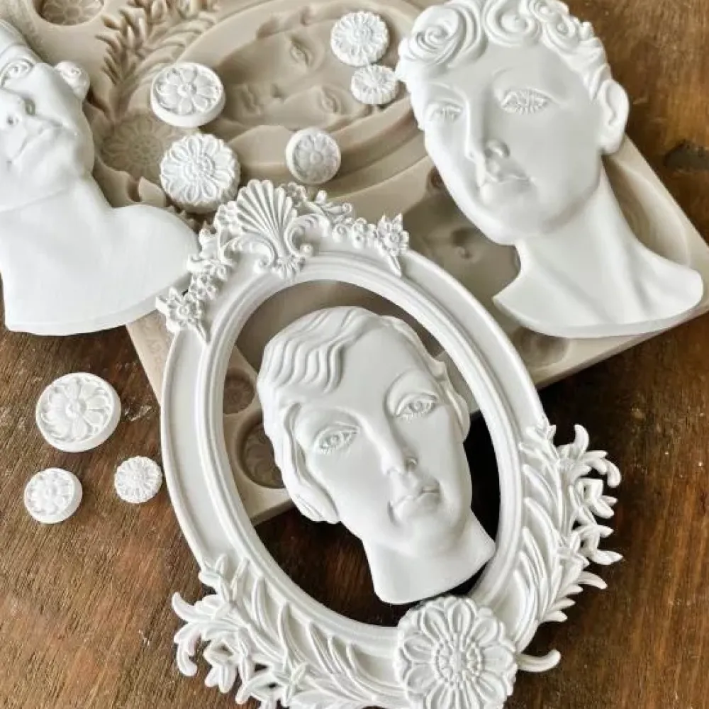 Sale Molde de Silicona Vintage Ladies Herramientas Para Modelado
