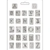 Best Molde flexible Alfabeto Master of Magic 21x29cm Herramientas Para Modelado