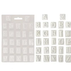 Best Molde flexible Alfabeto Master of Magic 21x29cm Herramientas Para Modelado