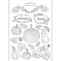 Clearance Molde flexible Calabazas Romantic Golden Harmony 21x29cm Herramientas Para Modelado|Pastas Moldeables