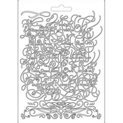 Online Molde Flexible Calligraphy Romantic Garden House 14x21cm Herramientas Para Modelado|Pastas Moldeables