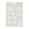 Best Molde flexible Carta Shabby Rose Herramientas Para Modelado