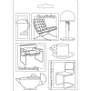 Clearance Molde Flexible Chairs Bauhaus 14x21cm Herramientas Para Modelado|Pastas Moldeables