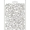Molde Flexible Crackle Pattern Savana 14x21cm Herramientas Para Modelado|Pastas Moldeables