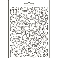 Molde Flexible Crackle Pattern Savana 14x21cm Herramientas Para Modelado|Pastas Moldeables