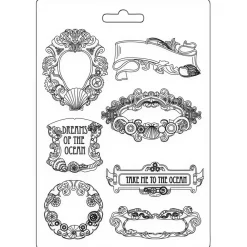 Online Molde Flexible Labels Songs Of The Sea 15x21cm Herramientas Para Modelado
