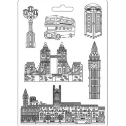 Best Molde Flexible London Romantic Our Way 21x29cm Herramientas Para Modelado|Pastas Moldeables