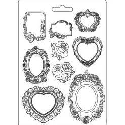 Molde flexible Marcos Florales Precious A4 Herramientas Para Modelado