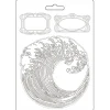 Hot Molde flexible Ola Silent Sea 14x21cm Herramientas Para Modelado