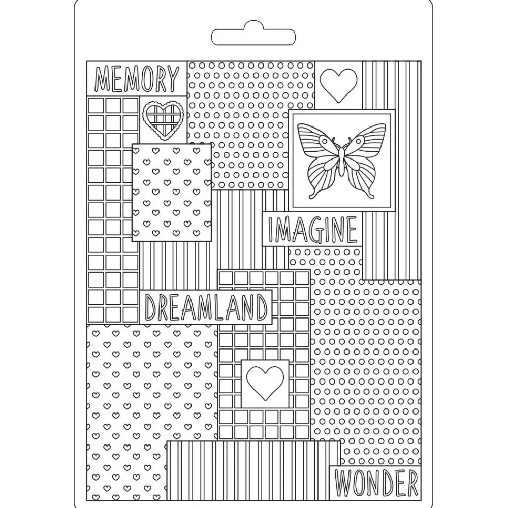 Online Molde Flexible Patchwork DayDream 14x21cm Pastas Moldeables|Herramientas Para Modelado