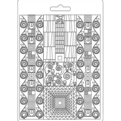Online Molde Flexible Patterns Klimt 15x21cm Herramientas Para Modelado|Pastas Moldeables
