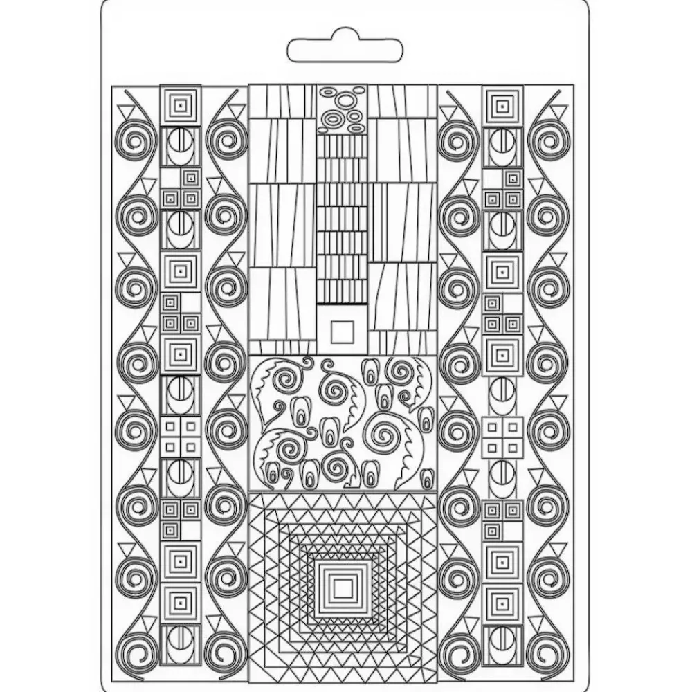 Online Molde Flexible Patterns Klimt 15x21cm Herramientas Para Modelado|Pastas Moldeables