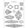 Hot Molde flexible Placas Antiguas Vintage Library 21x29cm Herramientas Para Modelado|Pastas Moldeables