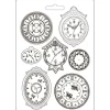 Clearance Molde Flexible Relojes Romantic Garden of Promises 21x29cm Herramientas Para Modelado|Pastas Moldeables