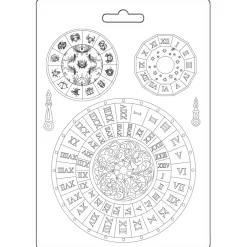 Molde Flexible Relojes Venice City Of Art 15x21cm Herramientas Para Modelado