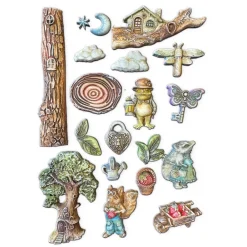 Discount Molde flexible Romantic Hidden Grove 21x29cm Herramientas Para Modelado