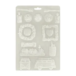 New Molde flexible Silent Sea 21x29cm Herramientas Para Modelado