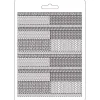 Best Molde Flexible Textile Pattern Bauhaus 14x21cm Herramientas Para Modelado|Pastas Moldeables