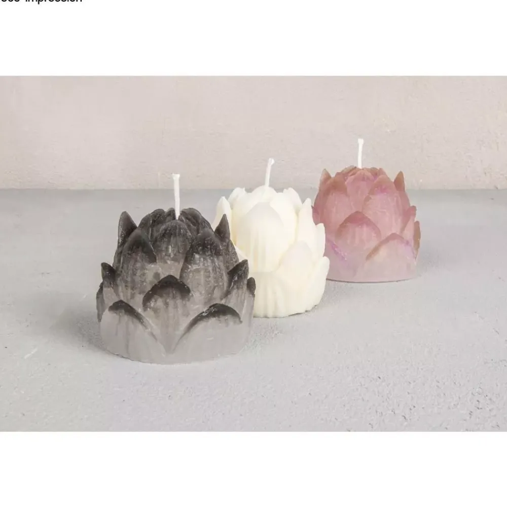 Molde para velas de silicona Flor de loto Velas|Herramientas Para Modelado